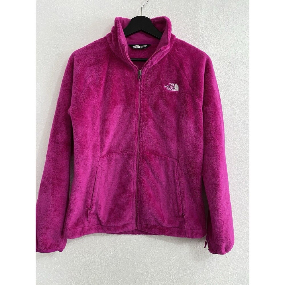 North Face Women’s Shag Full Zip Pink Sweatshirt Jacket Sz S Gorp Hiking J39 - Picture 2 of 7